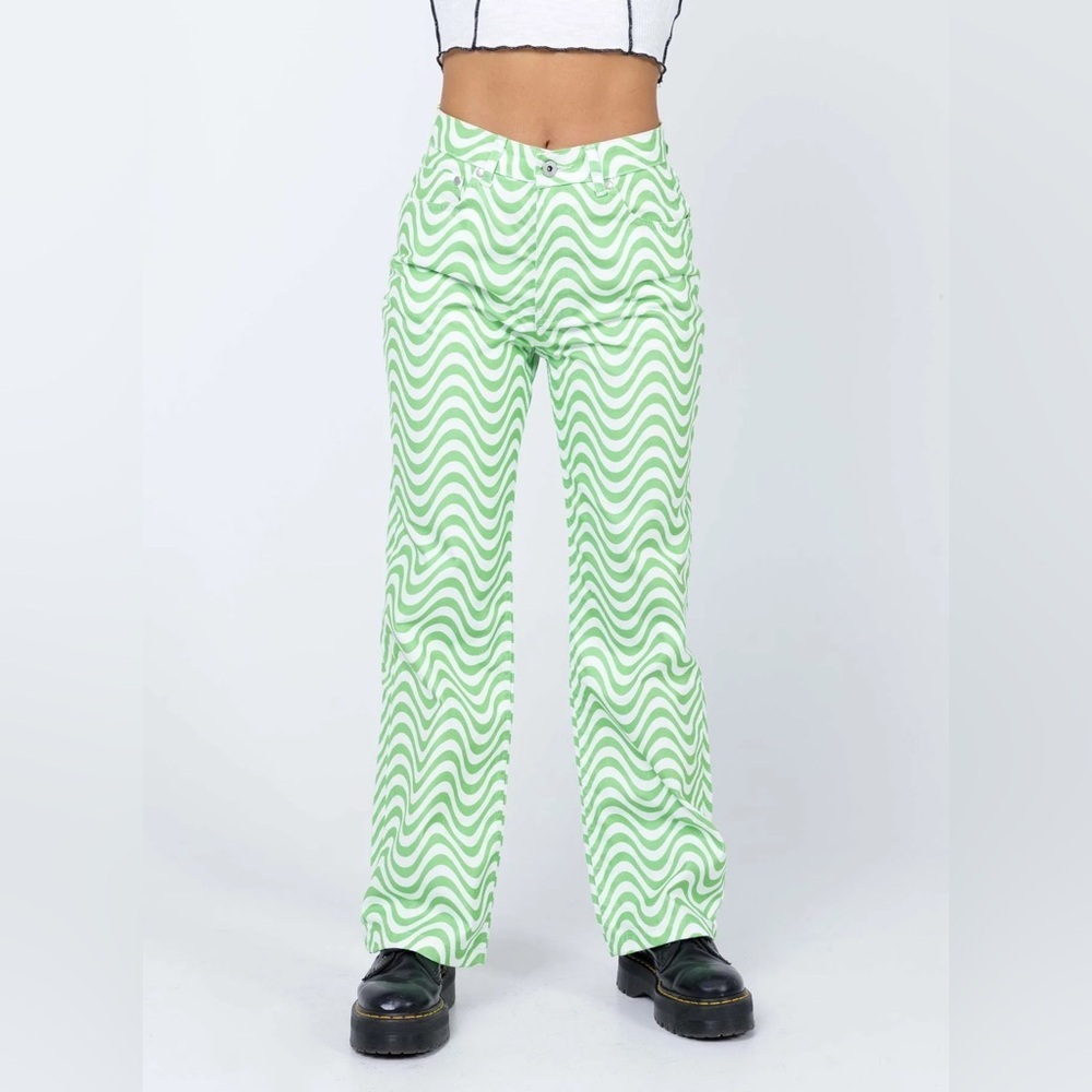 the ragged priest prism high rise straight leg jeans